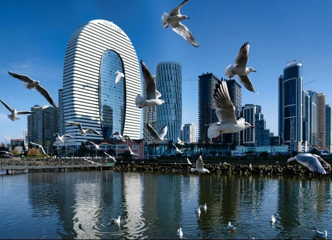 Alliance Palace Sea View Apartment باتومي المظهر الخارجي الصورة